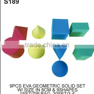FOR KID (S189) 9PCS EVA GEOMETRIC SOLID SET thumbnail-1