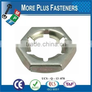 Made in Taiwan Captive Stainless Steel Zinc Plated Hexagonal Self Locking Counter Nuts thumbnail-5