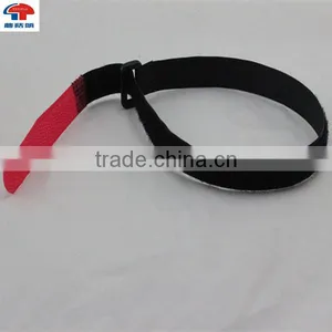 Red Bandage Hook and Loop Fastening Tape With Buckle for Luggage thumbnail-3