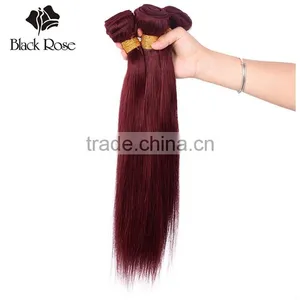 Black Rose Wholesale 3 Bundles Red Brazilian Hair Weave, Color 99j Virgin Brazilian Hair Bundles thumbnail-5