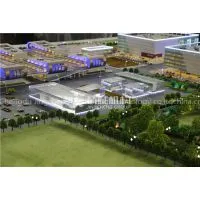Miniature Commercial Building Model Making for Auto Mall thumbnail-1