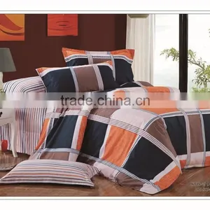Domitory Cotton Stripes&grid 3 Pcs Single Duvet Cover Set thumbnail-4