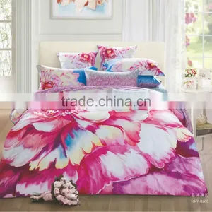 100% Cotton Reactive Dyeing Latest Design Percale Bedding Sheet Set For Home thumbnail-1