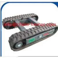 3 Ton Rubber Track Undercarriage on Construction Machinery thumbnail-1