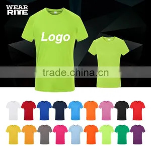 Logo Print 100% Polyester Wholesale Blank T-shirt thumbnail-6