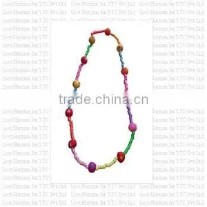 Soft Sheep Wool Hand Made Felt New Design Necklace. thumbnail-5