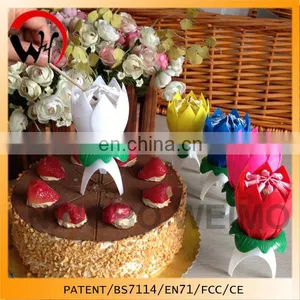 2016 Hot Sales Singing Rotating New Candle thumbnail-1