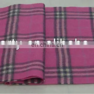 CGWS-123 100% Wool Scarf Wool Checked Scarf Popular Wool Scarf thumbnail-1