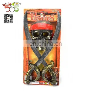 Wholesales Larp Pirate Weapon Double Sword With Mask thumbnail-1