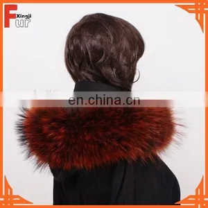 Chinese Raccoon Fur Jacket Fur Collar thumbnail-1