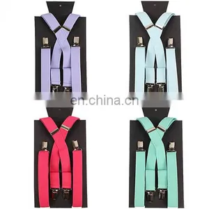 2017 Fashion Colorful X Back Braces Suspenders in 3.5cm Size thumbnail-6
