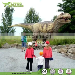 China Dinosaur Park 3d Movies Life-size Animatronic Dinosaur, Simulation Decorative Attractive thumbnail-1
