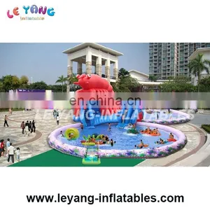 Kids Inflatable Aqua Park With Pool/ Mobile Kids Amusement Park thumbnail-1