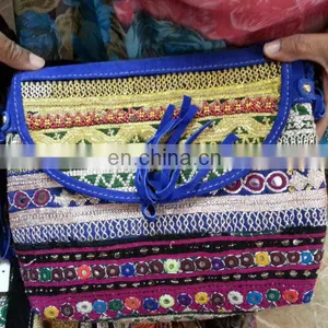 Vintage Suede Banjara Bags,Bohemian Tote Boho Sling Bags thumbnail-1