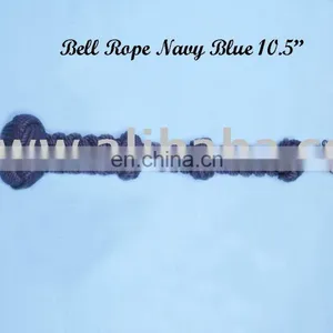 Navy Blue Bell Lanyard Navy Blue Bell Rope Cotton Bell Rope Nautical Bell Rope Ship Bell Rope thumbnail-1