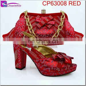 Italian Ladies Shoes and Matching Bags CP63008 thumbnail-4