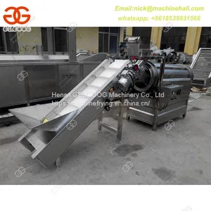 Automatic Broad Bean Single Drum Seasoning Machine|Single Drum Fried Nut Seasoning Machine Price|Potato Chips Flavoring thumbnail-2