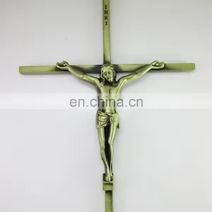 10 Inches Bronze Big Saint Benedict Crucifix Wall Cross thumbnail-2