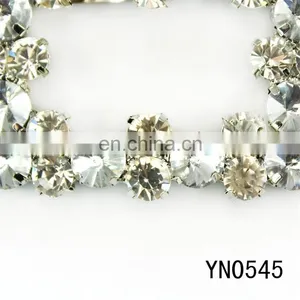 Cheap Round Rhinestone Square Accessories Buckle for Shoes thumbnail-2