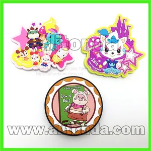 Custom Soft Pvc Cartoon Animal Flower Food Fridge Magnet for Home thumbnail-1