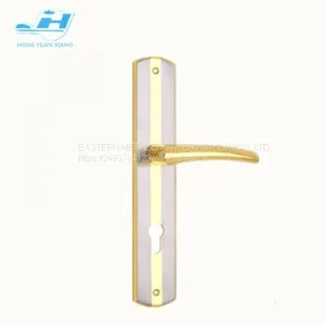 SN/GP Steel Lever Handle Mortise Lock Door Handle With Cylinder Hole Used in Wooden Door or Bathroom thumbnail-1