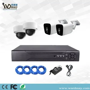 4chs H. 265 2.0MP/4.0MP/5.0MP Camera CCTV Security Surveillance Poe NVR Kits thumbnail-1