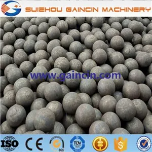 Steel Forged Mill Ball, Dia.30mm,50mm Forged Stee Mill Balls, Grinding Media Forged Balls thumbnail-1