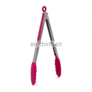 Heat Resistant Kitchenware BBQ Silicone Tongs for Cooking thumbnail-4