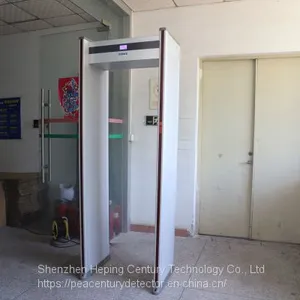 Temperature Measurement Walk Through Metal Detector Against Corona Virus thumbnail-2