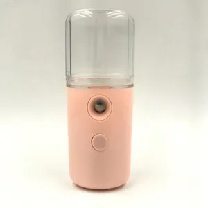2020 Cute Beauty Care Moisture Electric Mini Handheld Moisture Spray Water Milk Alcohol Nano Mist Sprayer thumbnail-4