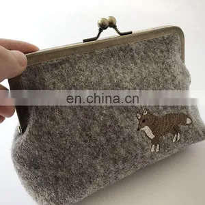 Customized Felt Handbag Coin Bag thumbnail-5
