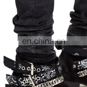 DiZNEW Oem Ripped Distressed High Quality Slim Fitting Man Jeans thumbnail-6