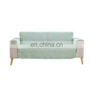 Zhejiang Factory Checker Quilting Furniture Protector I Shape Sofa Cover thumbnail-2