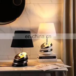 European New Design Creative Geometry Shape Modern Ceramic Lamps for Hotel Home Decor thumbnail-6