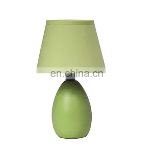 Good Item Modern Simple Ball Shape Ceramic Base Custom Cheap Orange Table Lamps for Hotel Bedside Nightstand thumbnail-3