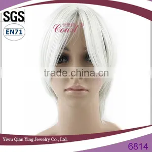 Factory Supply White Short Male Cute Cosplay Wig thumbnail-1