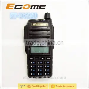 Small Uhf Vhf Walkie Talkie ce Rohs Factory Price Woki Toki Ecome ET-UV200 thumbnail-2