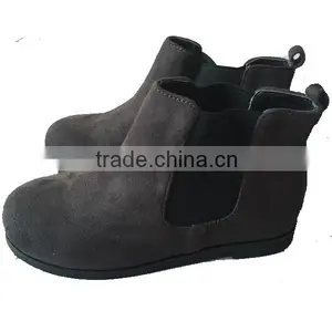 Multicolor Suede Upper Wholesale Cowboy Fashion Children Low Heel Boots With Elastic Band thumbnail-3