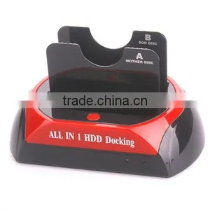 2013 Popular 876 Multi-function/All in 1 HDD Docking(USB 2.0 for 2.5/3.5inch SATA/esata HDD Docking Product) thumbnail-1