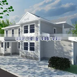 100sqm Luxury Prefab House Building Prefabricated Villa thumbnail-1