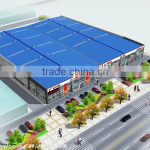 Multi-span Steel Structure With Epoxy Painted Steel Frame Q345 in Cameroon thumbnail-6