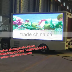 HOWO 6Wheels MiNI LED Trucks, Out Door Mobile LED Advertising Truck P10, P8, P6 LED Screen on Sales thumbnail-5