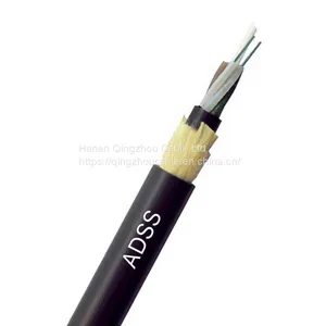 12 24 36 48 96 144 2-288 Core All Dielectric Self Supporting (ADSS Cable) Fiber Optical Cable thumbnail-1
