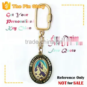 Spin Key Chain Double Sided Key Chains Custom Key Chain thumbnail-1