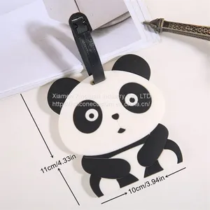 Luggage Tags Silicone Panda Suitcase Tags Suitcase Identifier Travel Tags thumbnail-2
