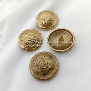 2023 Wholesale 18mm Gold Alloy Hand Sewing Button for Clothing thumbnail-3