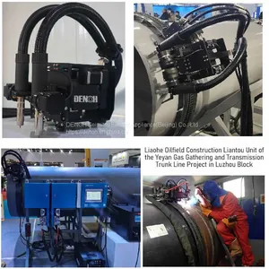 DW-EW-II Dual Torch Full Automatic Pipeline External Welding Machine.Welding Robot.Long Pipe Line Welder thumbnail-5
