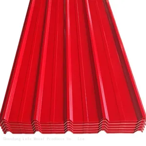 Color Corrugated Metal Steel Sheet Corrugated Steel Sheet Calamina Galvanized Toles Pour Toitures thumbnail-4