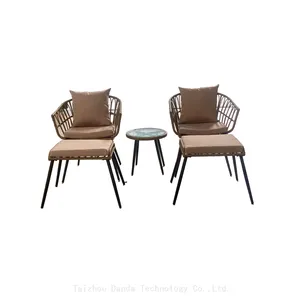 5pcs Steel Garden Rattan Sets thumbnail-1