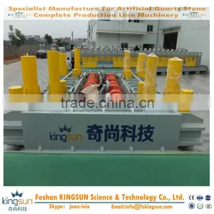 Best Price Vibrating Press Machine for Artificial Quartz Slab/Good Quality Engineered Stone Making Equipment thumbnail-1